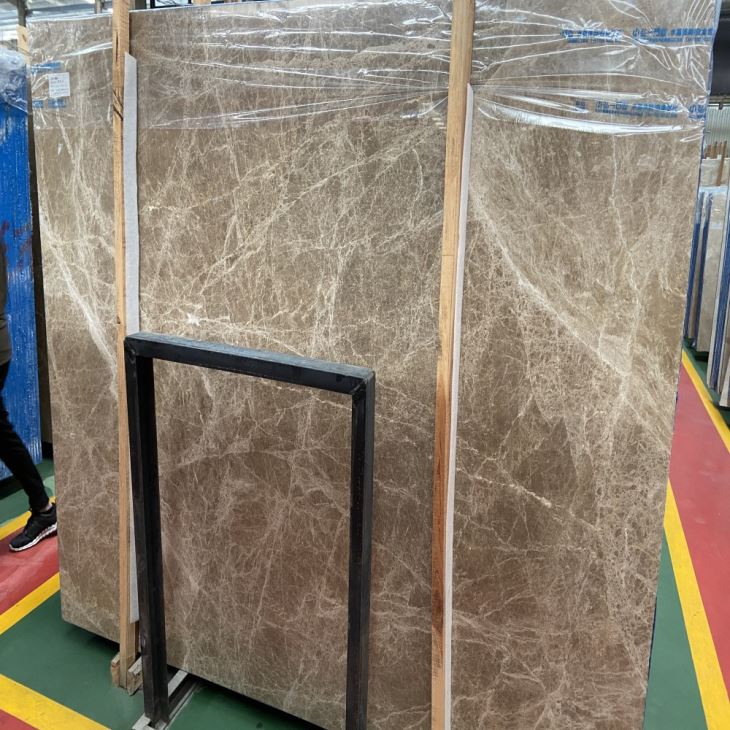 Light Emperador Polished Slab