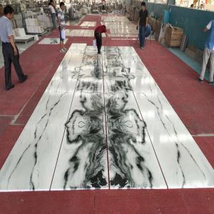 China Panda White Marble Tile
