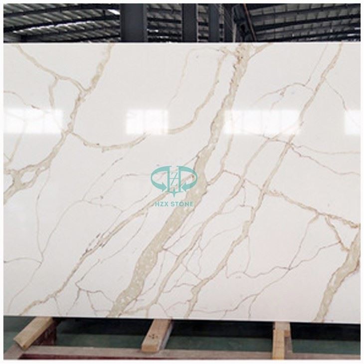 Calacatta Gold Quartz Kitchen Surface