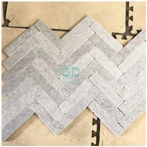 Cindy Grey Marble Tumbled Mosaic Pločice