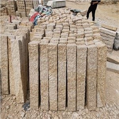 Prirodni G682 žuti zarđali granit Palisade popločavanje ograde