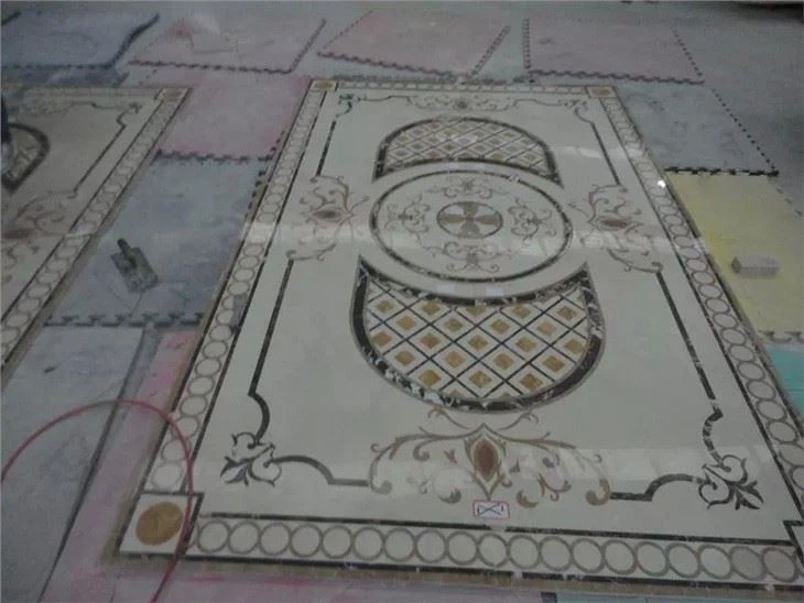 Complicated Square Mosaic Medallion