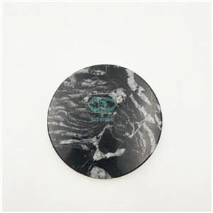 Bežični punjač crnog mramora