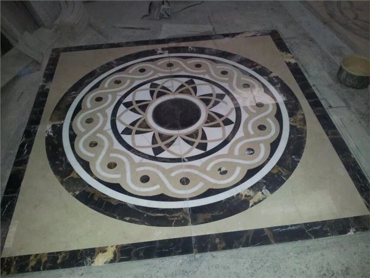 Square Waterjet Medallion