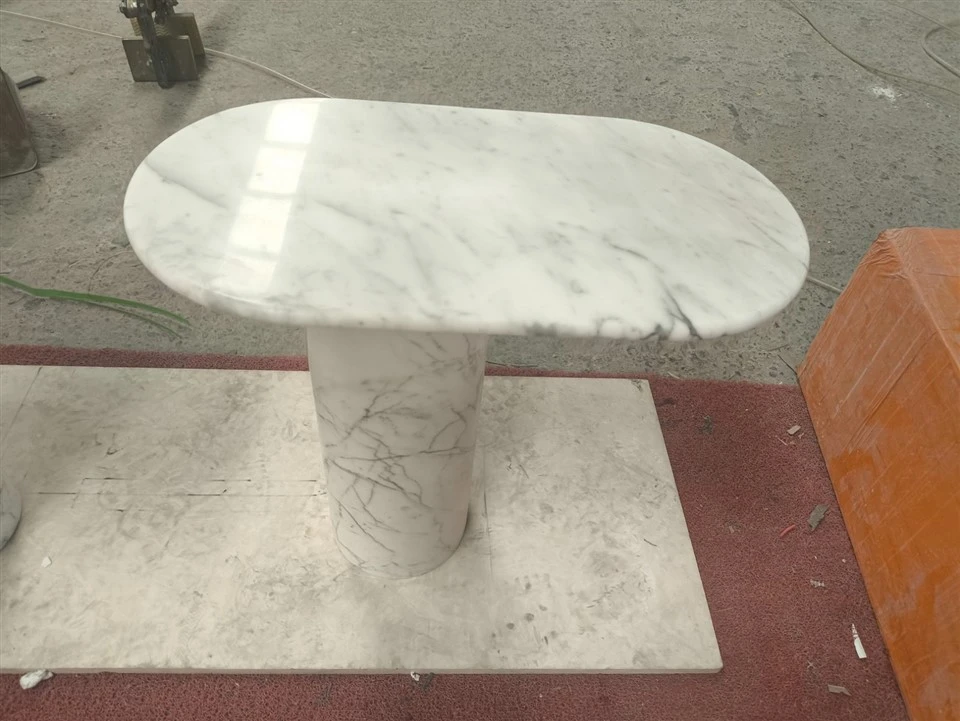 Bianco Carrara White Side Table best